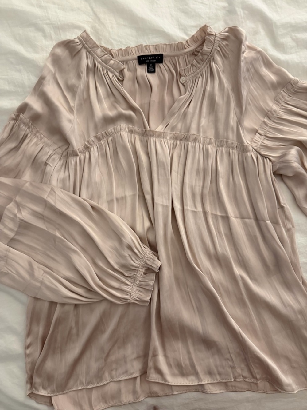 Current Air - Blush Pink Long Sleeve Top